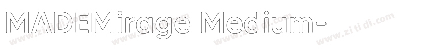 MADEMirage Medium字体转换